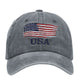 PATRIOTIC CAP EMBROIDERED USA CAP