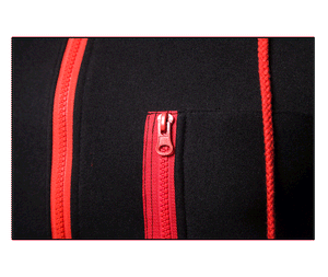 THICKEN MULTI-POCKETS ZIPPER HOODED JACKET