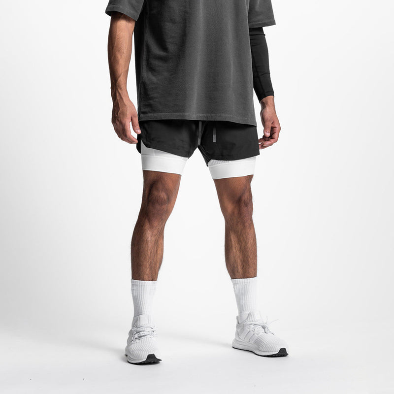 ESSENTIAL QUICK DRY POCKET 2 IN 1 7'' INSEAM ACTIVE SHORTS