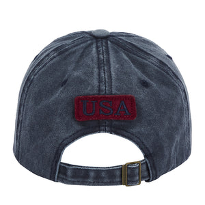 PATRIOTIC CAP EMBROIDERED USA CAP