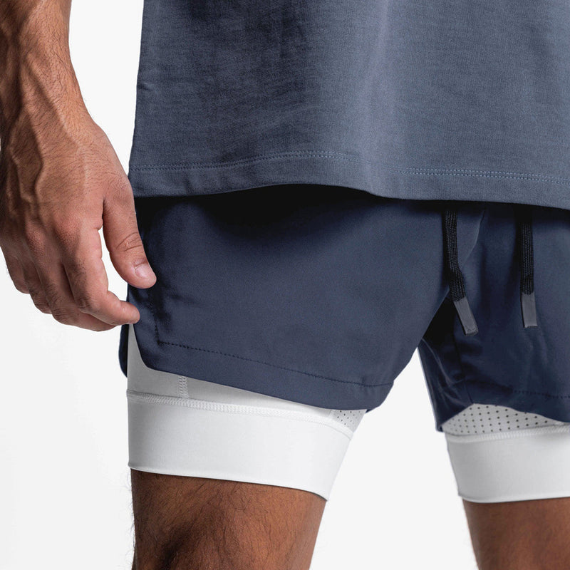 ESSENTIAL QUICK DRY POCKET 2 IN 1 7'' INSEAM ACTIVE SHORTS