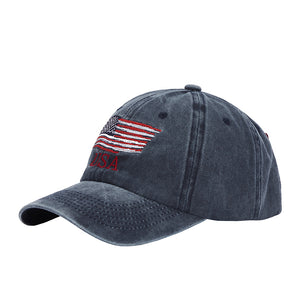 PATRIOTIC CAP EMBROIDERED USA CAP