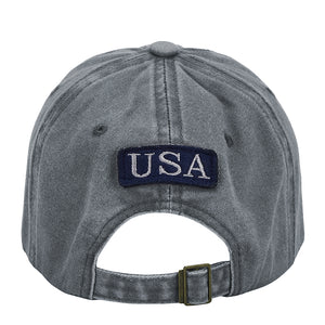 PATRIOTIC CAP EMBROIDERED USA CAP