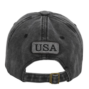 PATRIOTIC CAP EMBROIDERED USA CAP