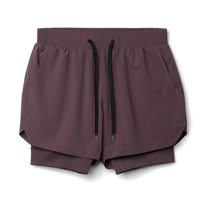 ESSENTIAL QUICK DRY POCKET 2 IN 1 7'' INSEAM ACTIVE SHORTS
