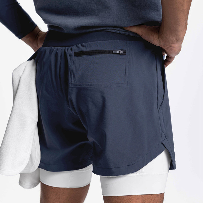 ESSENTIAL QUICK DRY POCKET 2 IN 1 7'' INSEAM ACTIVE SHORTS