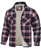 THICK PLAID LOOSE FLEECE JACKET