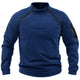 OUTDOOR FLEECE ZIPPER POCKET STAND COLLAR SWEATSHIRT