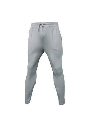 SOLID COLOR ZIPPER TURTLE NECK SWEATSHIRT SPORTY TWO-PIECE SET