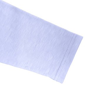 SLUB COTTON LONG SLEEVE CONTRAST BUTTON HENLEY SHIRT