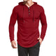 CASUAL QUARTER ZIP BUTTON DOWN HOODIE