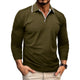 V-NECK LONG SLEEVE POLO SHIRT