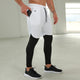 ATHLETIC QUICK DRY 2 IN 1 RUNNING PANTS