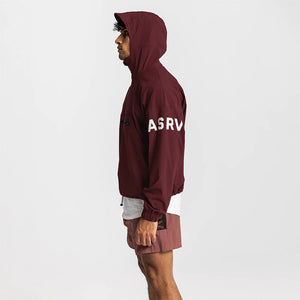 1/4 ZIP WATERPROOF FITNESS HOODED JACKET