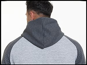 USA FLAG WAFFLE RAGLAN HOODIE