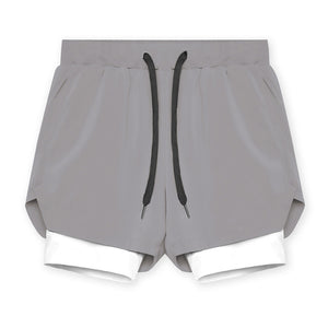 ESSENTIAL QUICK DRY POCKET 2 IN 1 7'' INSEAM ACTIVE SHORTS