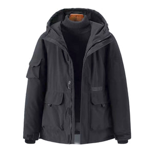 WARM POCKETS FLEECE DOWN JACKETS