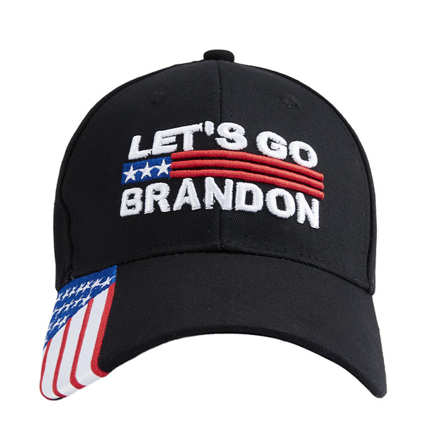 LET'S GO BRANDON USA FLAG CAP