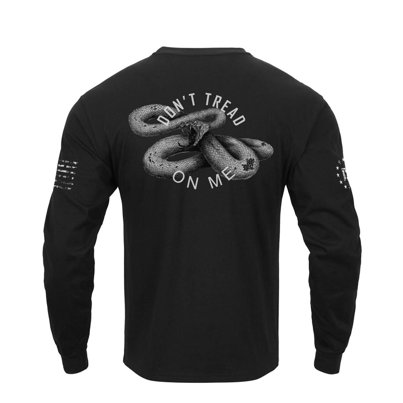 DON'T TREAD ME CREWNECK GRAPHIC LONG SLEEVE T-SHIRT