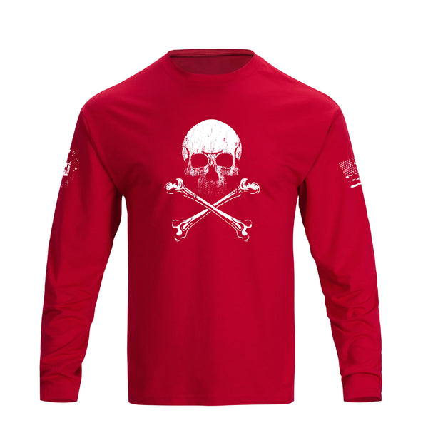 SKULL  WATERPROOF GRAPHIC LONG SLEEVE T-SHIRT