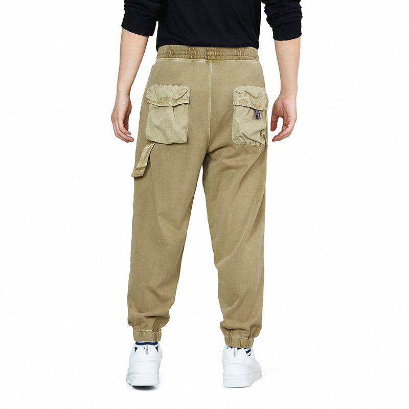 KNITTED DRAWSTRING JOGGER PANTS