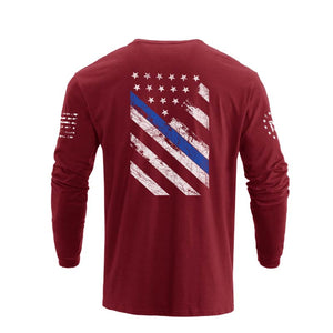 THE BLUE LINE GRAPHIC LONG SLEEVE T-SHIRT