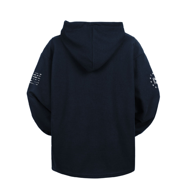 WAFFLE SKULL BREATHABLE HOODIE
