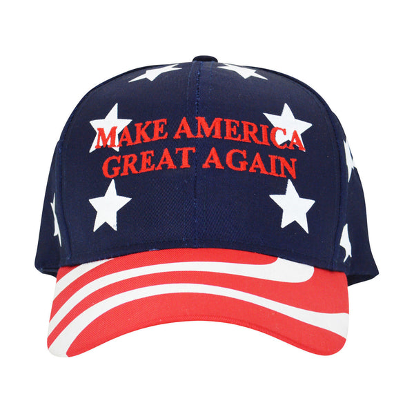 USA FLAG STAR EMBROIDERED CAP