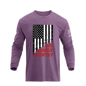 USA FLAG GFC GRAPHIC LONG SLEEVE T-SHIRT