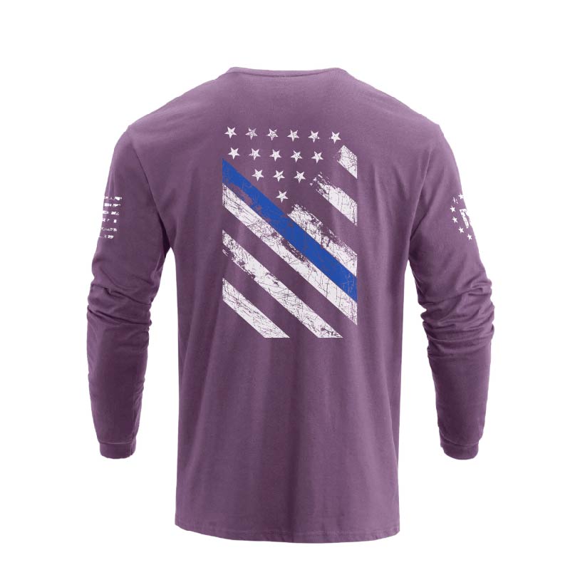 THE BLUE LINE GRAPHIC LONG SLEEVE T-SHIRT