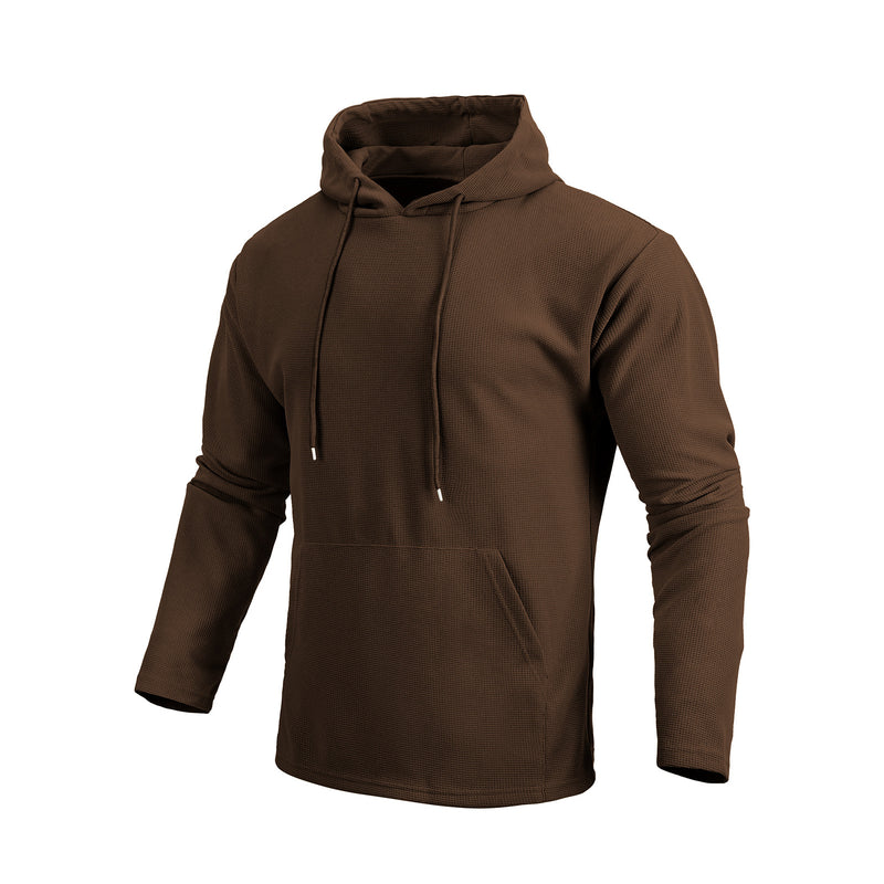 ESSENTIAL POCKET WAFFLE HOODIE