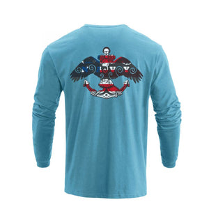 USA FLAG GRAPHIC LONG SLEEVE T-SHIRT