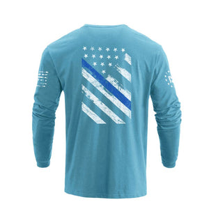 THE BLUE LINE GRAPHIC LONG SLEEVE T-SHIRT