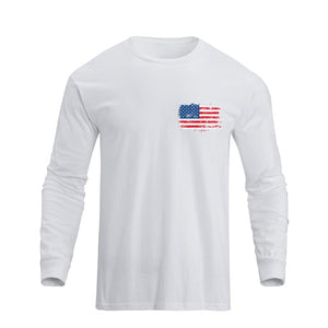 USA FLAG GRAPHIC LONG SLEEVE T-SHIRT