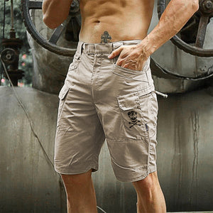 TACTICAL MULTI POCKETS 11'' INSEAM PERFORMANCE CARGO SHORTS WITH BUCKLE BELT