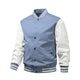 MEN'S CLASSIC REGULAR FIT BASEBALL JACKET VARSITY JACKET