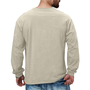 Camiseta con gráfico de manga larga Route 66 para hombre