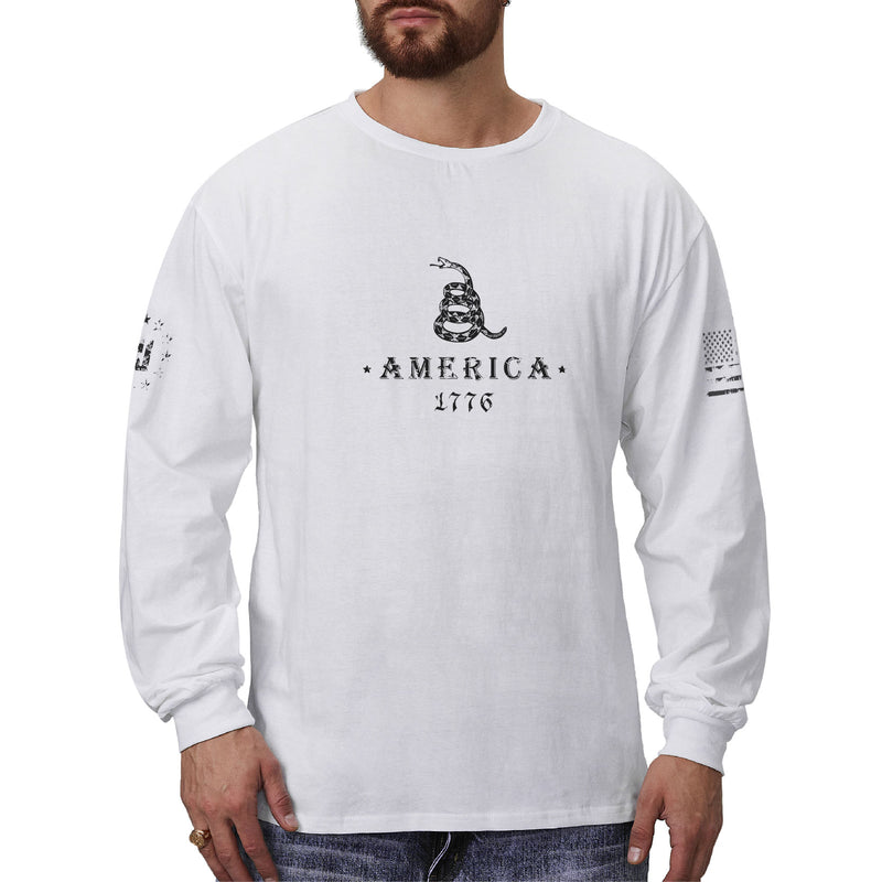 DON'T TREAD ON ME GRAPHIC LONG SLEEVE T-SHIRT