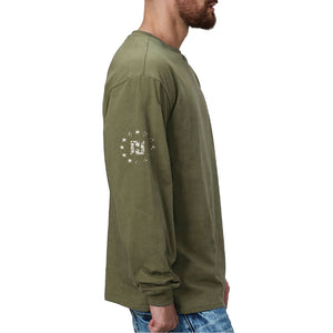 Camiseta con gráfico de manga larga Route 66 para hombre