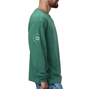 Camiseta con gráfico de manga larga Route 66 para hombre