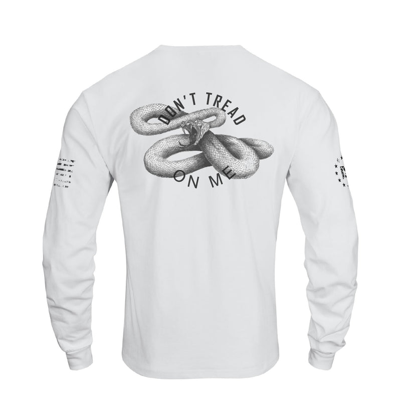 DON'T TREAD ME CREWNECK GRAPHIC LONG SLEEVE T-SHIRT