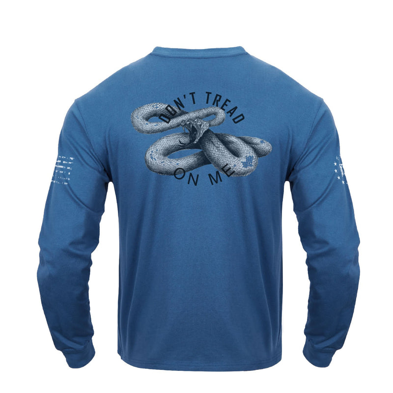 DON'T TREAD ME CREWNECK GRAPHIC LONG SLEEVE T-SHIRT