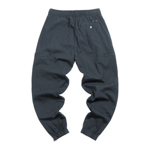POCKETS FLEECE ZIPPER PANTS