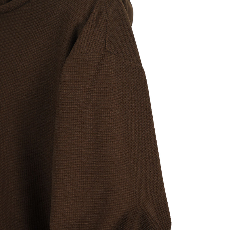 WAFFLE SKULL BREATHABLE HOODIE