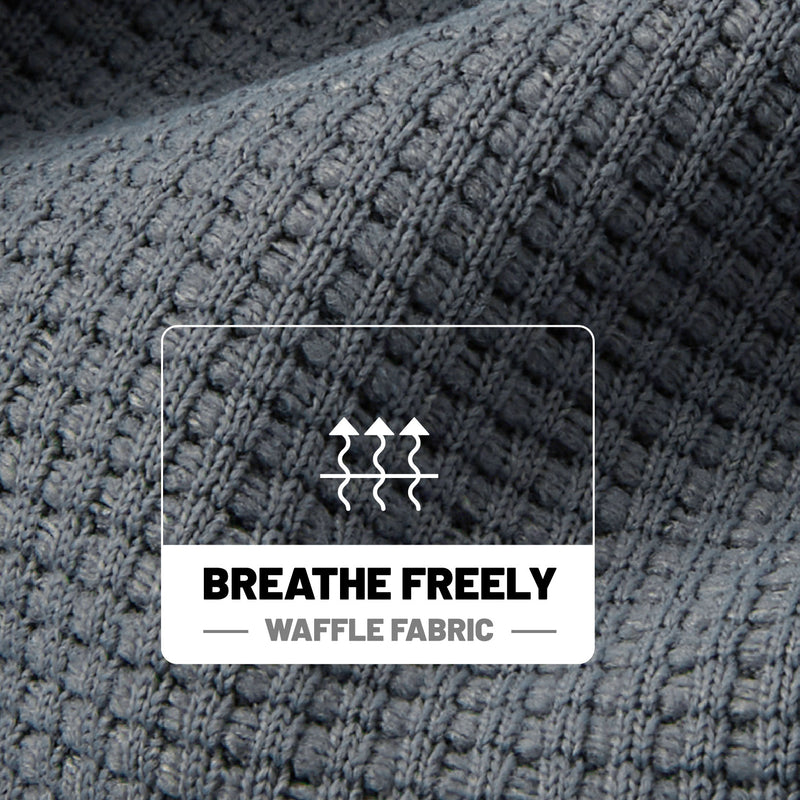 WAFFLE SKULL BREATHABLE HOODIE