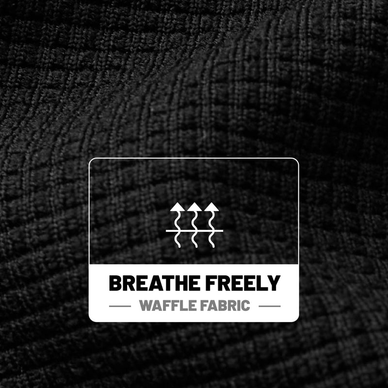 WAFFLE SKULL BREATHABLE HOODIE