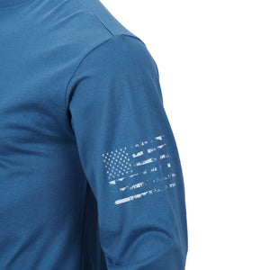 NATIVE AMERICAN CREWNECK GRAPHIC LONG SLEEVE T-SHIRT