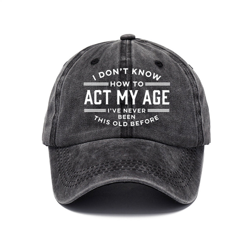 RETRO ACT MY AGE CAP