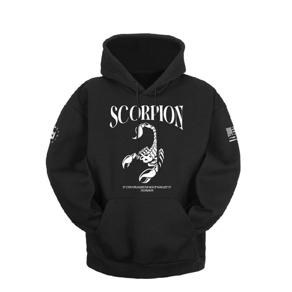 LOOSE FIT SCORPION POCKET FLEECE HOODIE