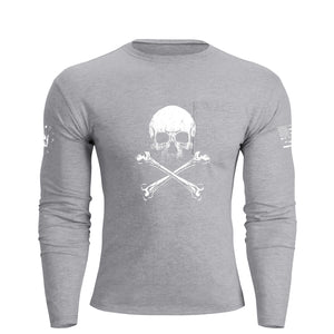 SKULL POCKET GRAPHIC LONG SLEEVE T-SHIRT